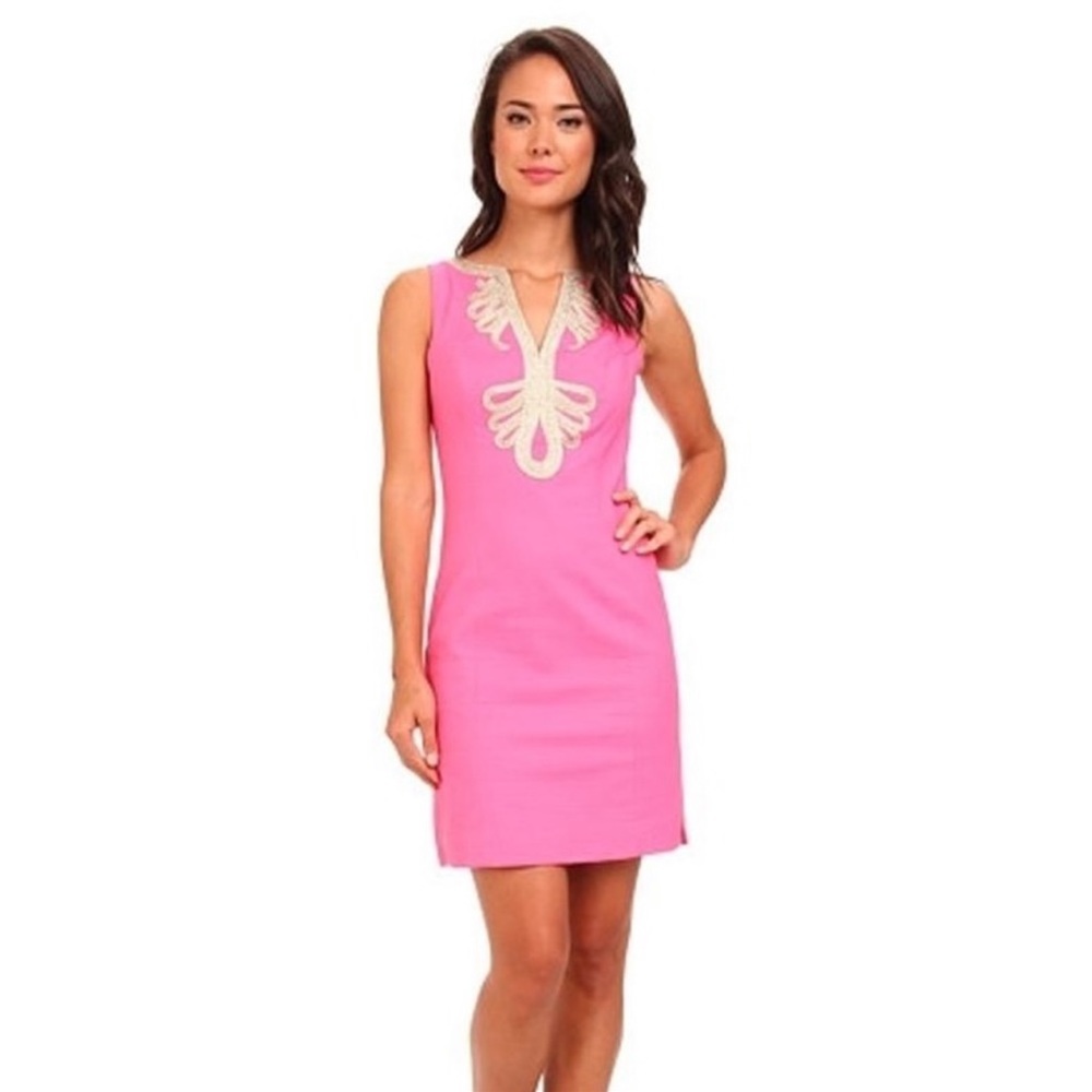 Lilly Pulitzer Janice Shift in Hotty Pink Color Size 2